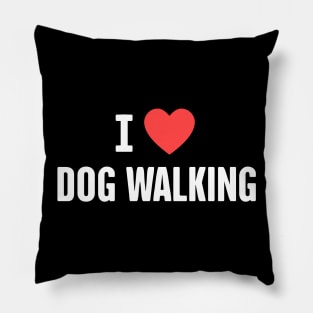 Funny Dog Walking Gift For Dog Walker Pillow