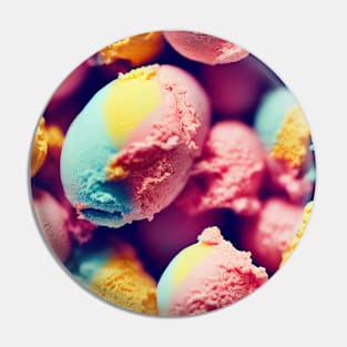 Colorful Ice Cream. Pin