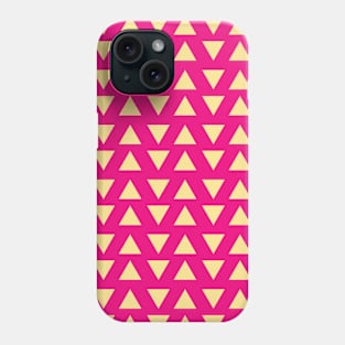 Pink Triangles Seamless Pattern 006#002 Phone Case