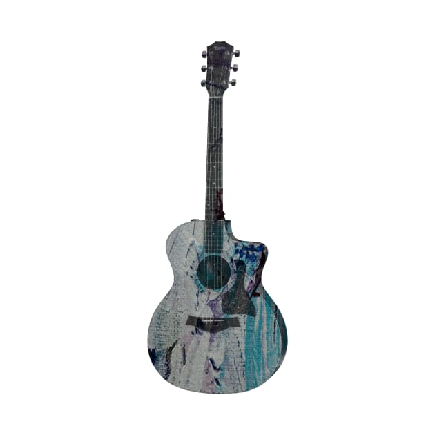 Colour Acoustic Guitar by diystore