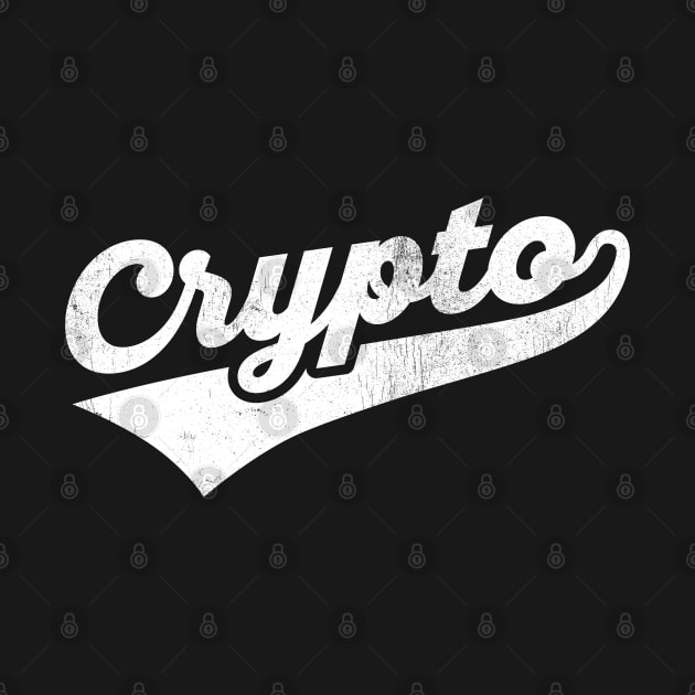 Crypto Vintage Swoosh Athletic Retro by DetourShirts