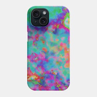 Cosmic Cyber Rainbow Tech Glitch Phone Case