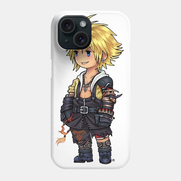 FF3 Styled Tidus Phone Case by roesart