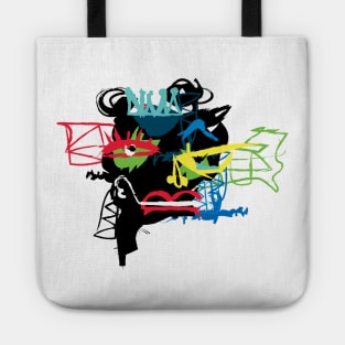 Primitivism art style Tote