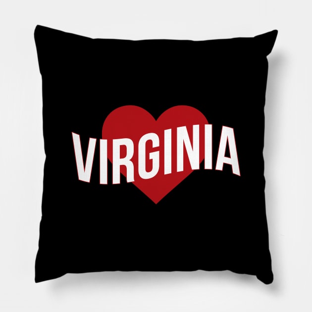 Virginia Love Pillow by Novel_Designs