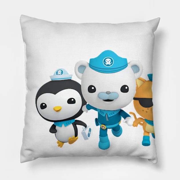 Octonauts to the HQ Pillow by Laytle