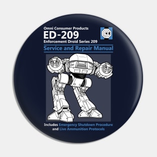 ED-209 Service and Repair Manual Pin