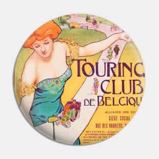 Ad for Touring Club de Belgique,1901 Pin