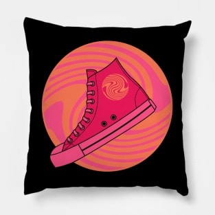 Pink High Top Sneaker Pillow