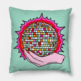 The Holy Disco Ball Pillow