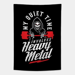 My Quiet Time Involves Heavy Metal Tapestry