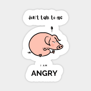 Angry Pig Magnet