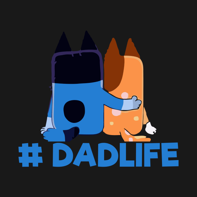 dadlife bluey art by Kevindoa