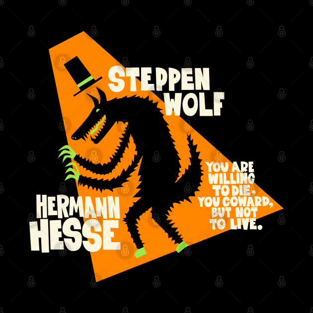 Hermann Hesse - Steppenwolf Illustration by Boogosh