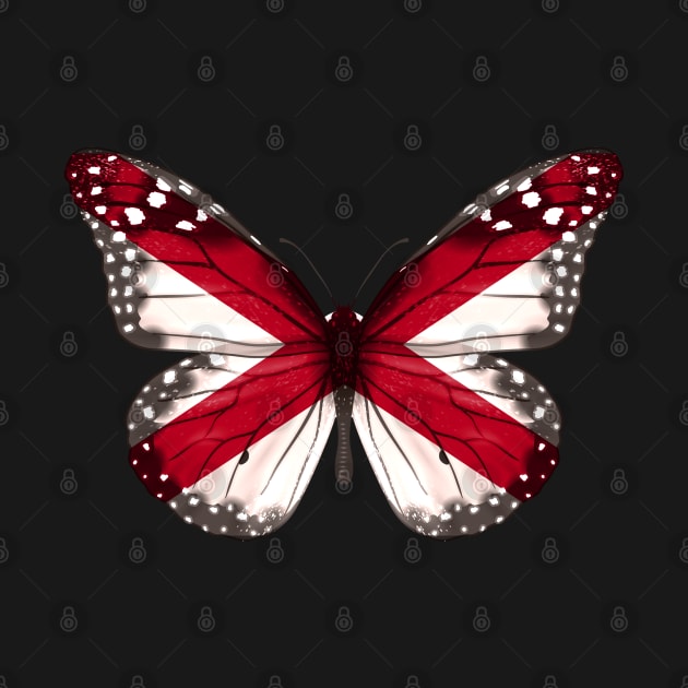 Alabama Flag Butterfly - Gift for Alabamian From Alabama AL by Country Flags