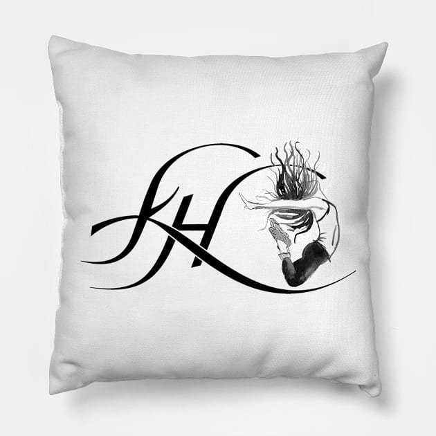 Kathryn Howard School of Dance/Express Yourself! Pillow by HaleyHowardArt