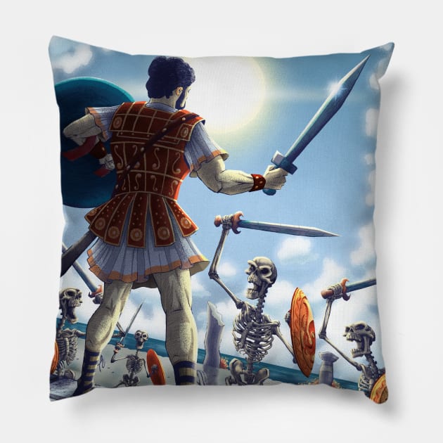 Odyssey Of The Ages Pillow by KenTurner82