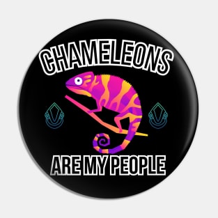 Vintage Color Chameleon Rainbow Pin