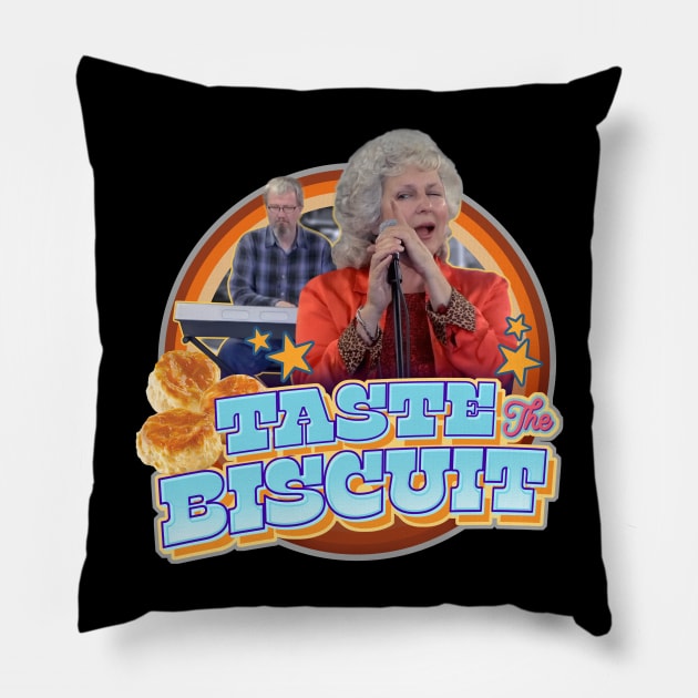 Taste the Biscuit Pillow by Trazzo