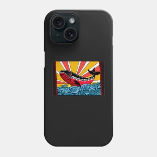 Psychedelic Whale Phone Case