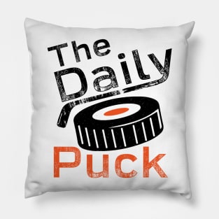 Orange Text / Orange Puck Pillow