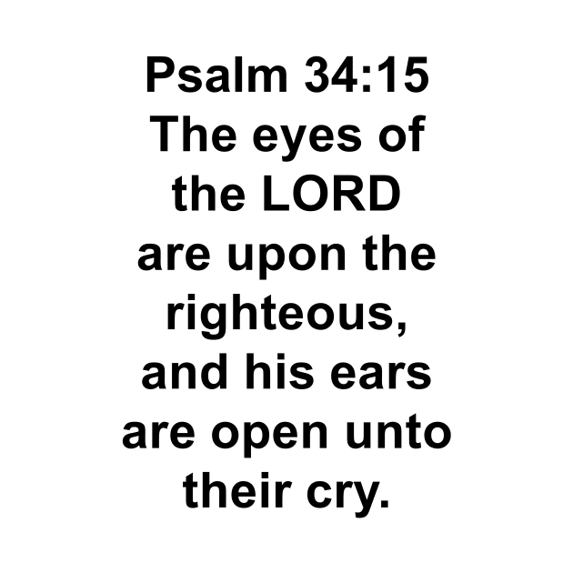 Psalm 34:15  by Holy Bible Verses