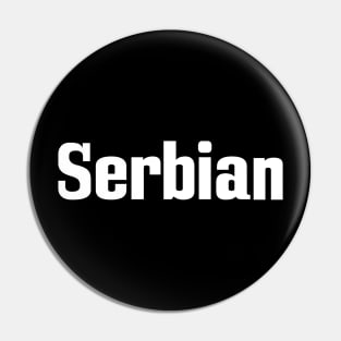 Serbian Pin