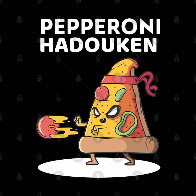 pizza pepperoni Hadouken by ZenCloak