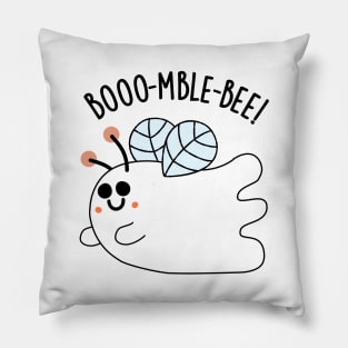 Booomble Bee Funny Ghost Bee Pun Pillow