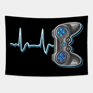 Video  Heartbeat Video Game Controller  Kids Tapestry