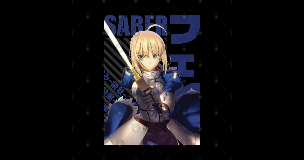 Fate - Saber #07 - Fate Saber - Sticker | TeePublic