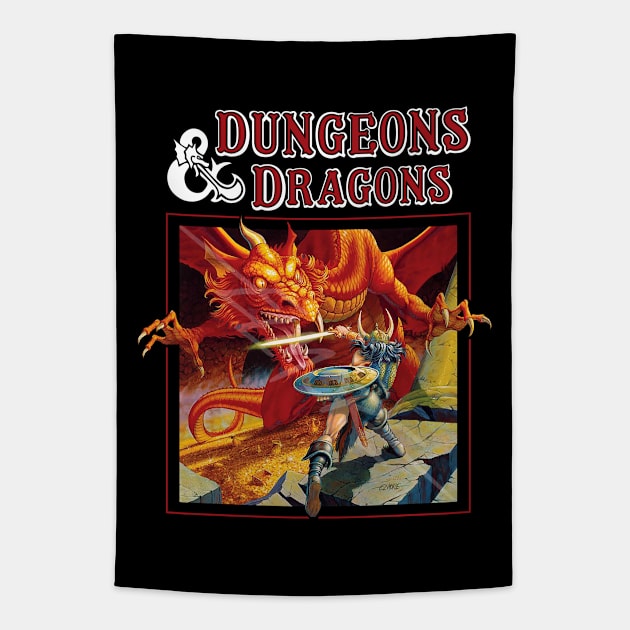 Dungeons And Dragons Dragon Slayer Tapestry by Rebus28