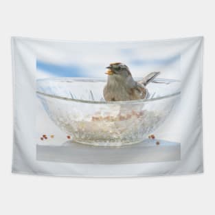 Seeds to Savour No.6 Sparrow Tapestry