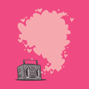 Love Boom Box T-Shirt