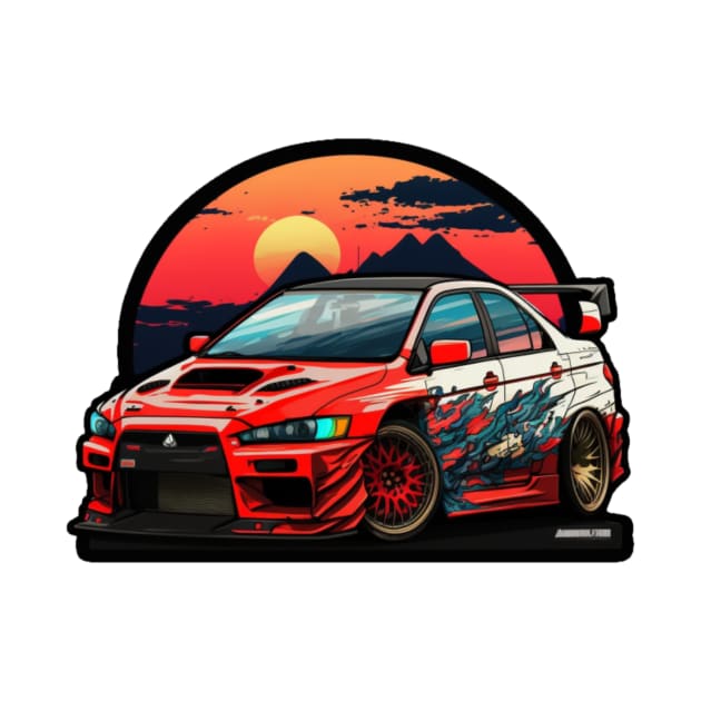 Mitsubishi Evo by Evergreen Market