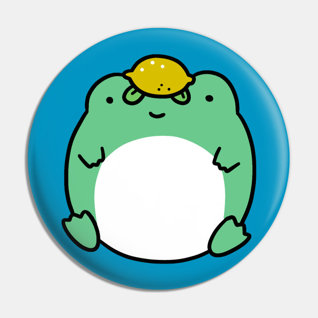 Zesty Lemon Froot Frog Pin