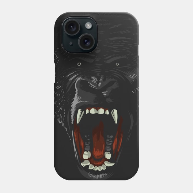 Gorilla Phone Case by albertocubatas