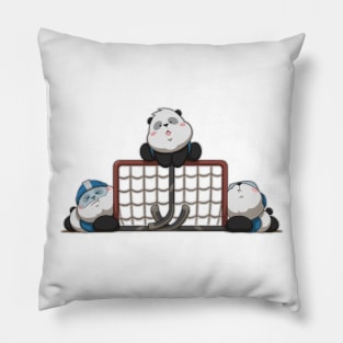 Hockey Pandas Pillow