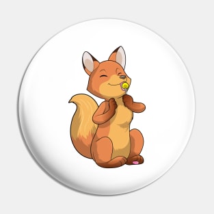 Fox with Lollipop Pin