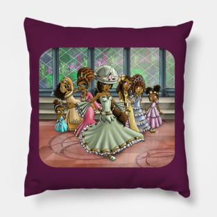 African American Princesses Pillow