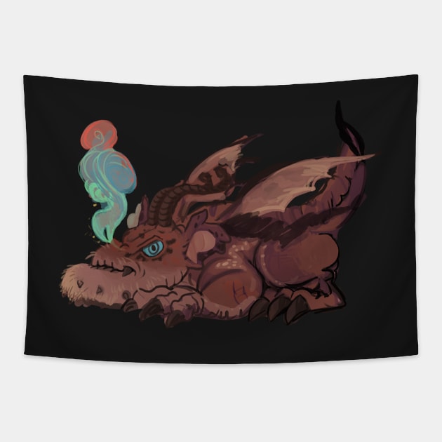 Chunky boii dragon 2 Tapestry by KO-of-the-self