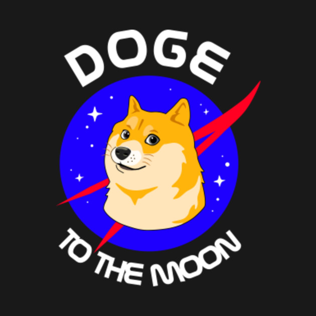 Disover Doge To the Moon! - Dogecoin Funny - T-Shirt