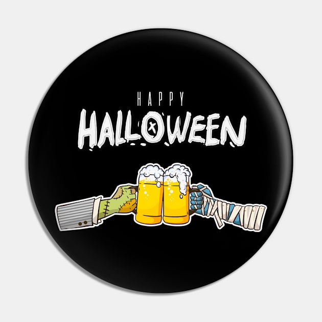 Happy Halloween Cheers Pin by OzInke