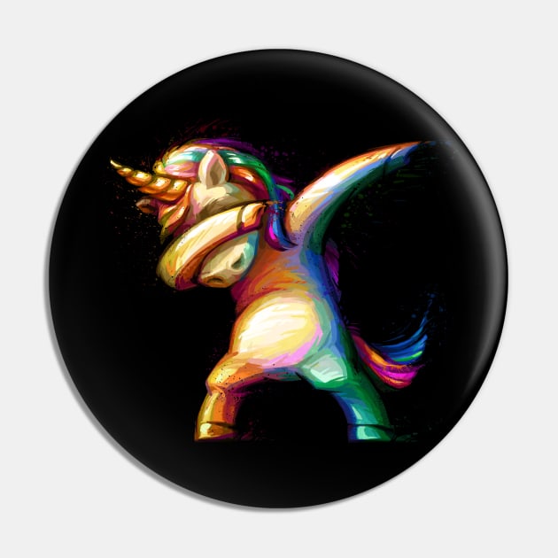 Dabbing Unicorn Pin by stonemask