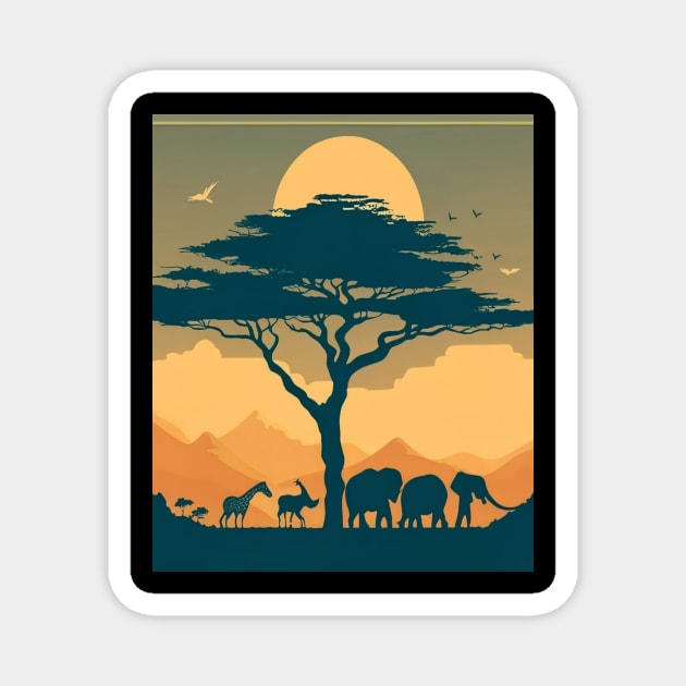 Animal Kingdom Magnet by AnimeVision