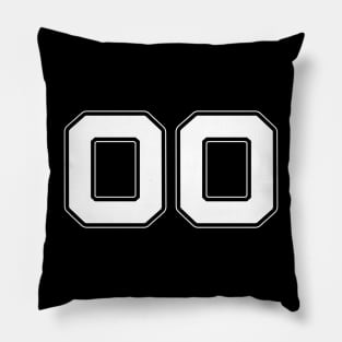 00 sport number Pillow