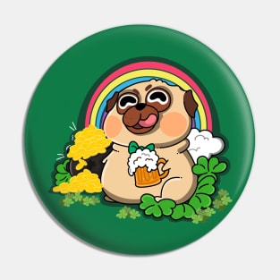 St. PUGtty's Day! Pin