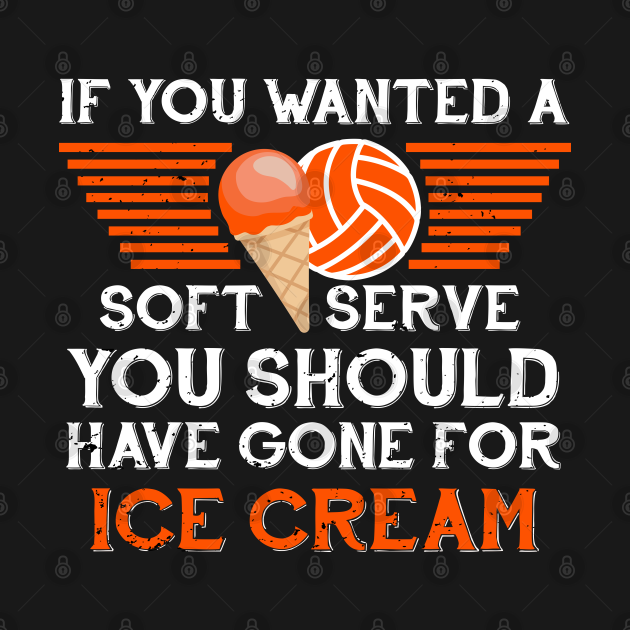 Funny Volleyball Gift If You Wanted A Soft Serve You Should Have Gone
