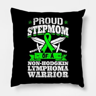 Proud Stepmom Of A Non-Hodgkin Lymphoma  Awareness Pillow