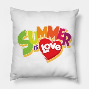 Summer Is Love Pillow